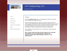 Tablet Screenshot of jwfunding.com